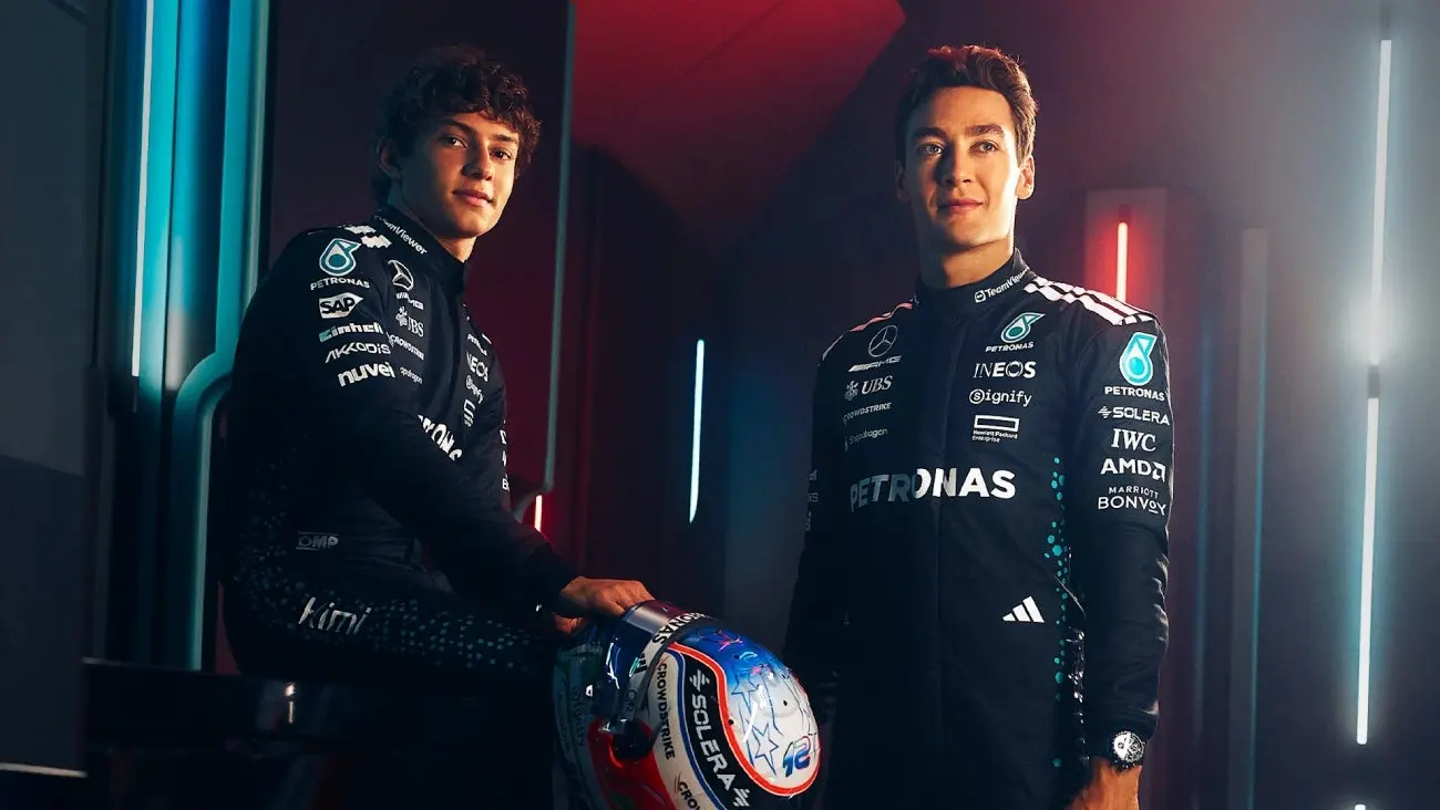 Russell y Antonelli | mercedesamgf1.com