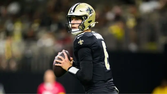 Tyler Shough será titular con los New Orleans Saints frente a Los Angeles Rams