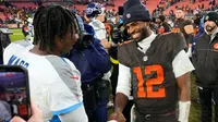 Shedeur Sanders brilla con cuatro anotaciones pero los Browns cayeron ante Tennessee