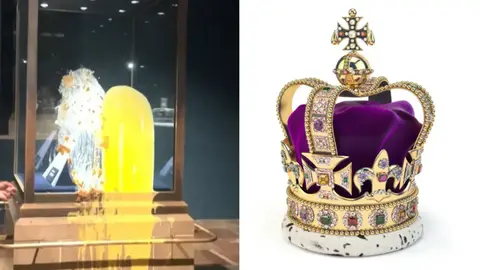VIDEO: atacan la vitrina de las Joyas de la Corona en Londres
