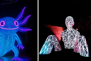 Festival Internacional de las Luces 2025: Así luce Paseo de la Reforma con figuras iluminadas