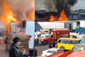 VIDEO: Incendio en la Central de Abasto moviliza a cuerpos de emergencia; no hay heridos