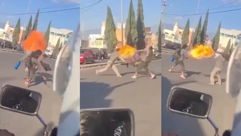 VIDEO: Limpiaparabrisas vs Tragafuego… ¡batalla épica en pleno crucero!