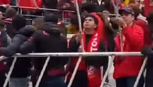 Es con fé: Sacerdote se hace presente en el Nemesio Diez para apoyar al Toluca