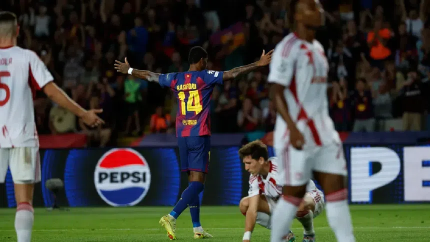 Rashford en la Champions League con Barcelona | AP