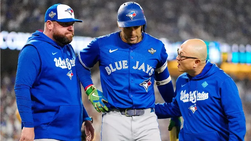 ¡Mal y de malas! Blue Jays pierde a George Springer para el Juego 4 de la Serie Mundial