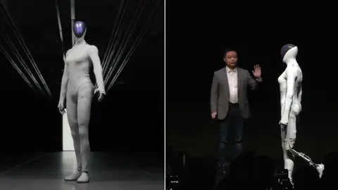Así es IRON, el robot humanoide chino que ya camina y se mueve como una persona