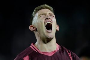 Rodrigo Castillo festeja el gol que anotó ante Flamengo en la Recopa Sudamericana | AP