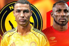 Cristiano Ronaldo y Julián Quiñones ROTA