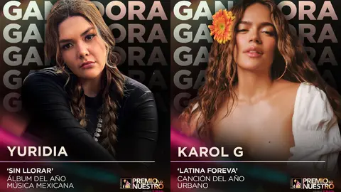 Yuridia y Karol G resaltaron por su gran talento / especial