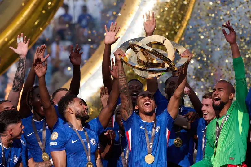 Chelsea en la celebración de su título en el Mundial de Clubes 2025 | MEXSPORT