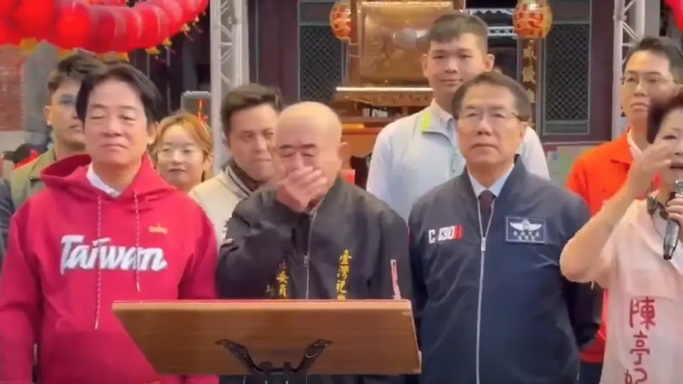 Lin Pei-huo,  director del Templo del Dios de la Guerra de Tainan, se empezó a sentir mal / Especial