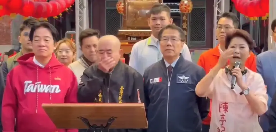Lin Pei-huo,  director del Templo del Dios de la Guerra de Tainan, se empezó a sentir mal / Especial