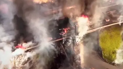 La explosión se podía ver a varios kilómetros a la redonda / Especial