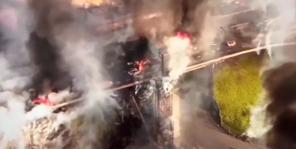 La explosión se podía ver a varios kilómetros a la redonda / Especial