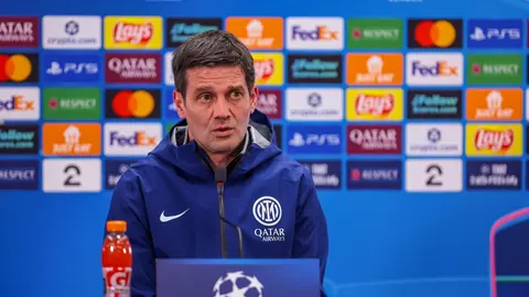 Cristian Chivu,. entrenador de Inter, considera que no tendrá a su delantero por tiempo prolongado | AP