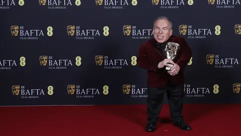 La alfombra roja de los Premios BAFTA 2026 precede a la ceremonia oficial del 22 de febrero./ AP