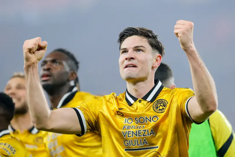 Jurgen Ekkelenkamp festeja su gol ante Genoa l AP