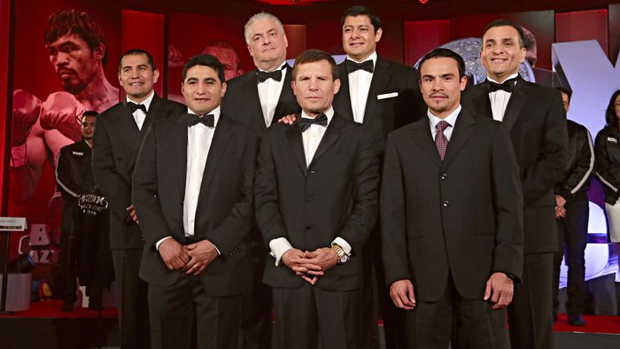 Marco Barrera, Eduardo Lamazón, Carlos Aguilar, Rodolfo Vargas, Erik Morales, Julio César Chávez, Juan Manuel Márquez | IMAGO7