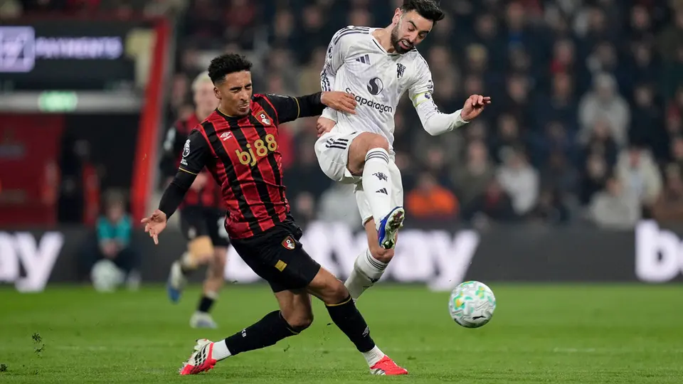 Bournemouth rescata empate ante Manchester United tras polémica expulsión de Harry Maguire