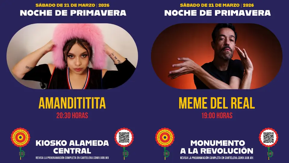Durante el sábado 22 y domingo 23 de marzo, miles de personas podrán disfrutar gratis de los conciertos / FB@Cultura.Ciudad.de.Mexico