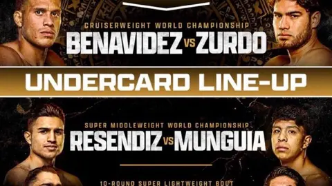 La cartelera completa de la pelea de Benavidez | X