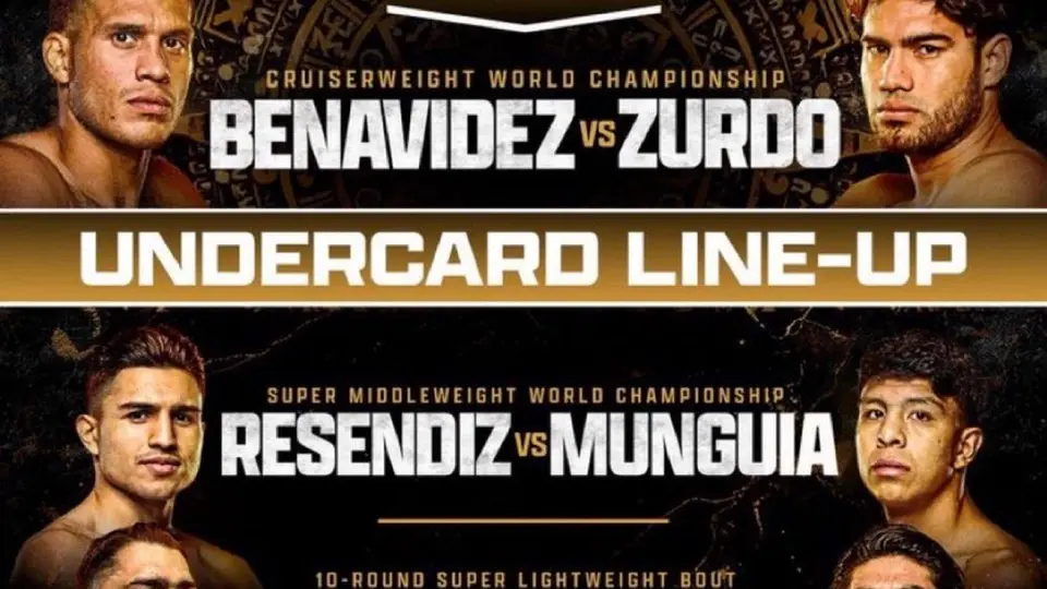 La cartelera completa de la pelea de Benavidez | X