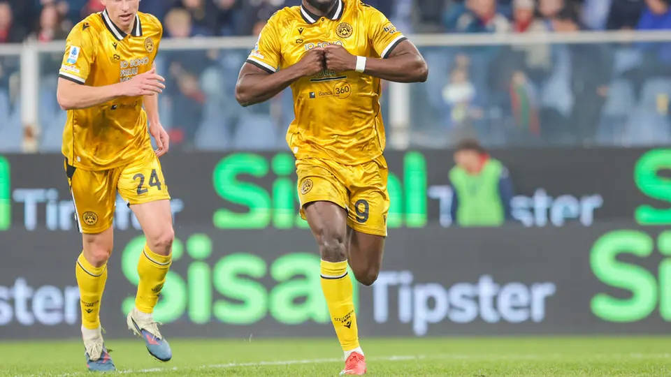Genoa junto a Johan Vasquez caen ante Udinese en la Serie A y se acercan a la Zona de Descenso