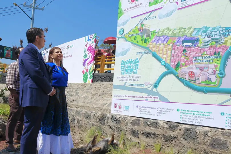 El proyecto forma parte de una estrategia hídrica rumbo al Mundial 2026. / @ClaraBrugadaM