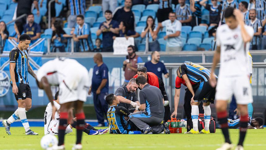 Marlon sufrió una brutal fractura | GROSBY