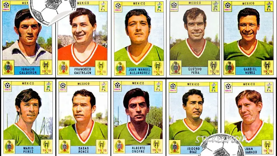 México en 1970 | @Stickerpedia1