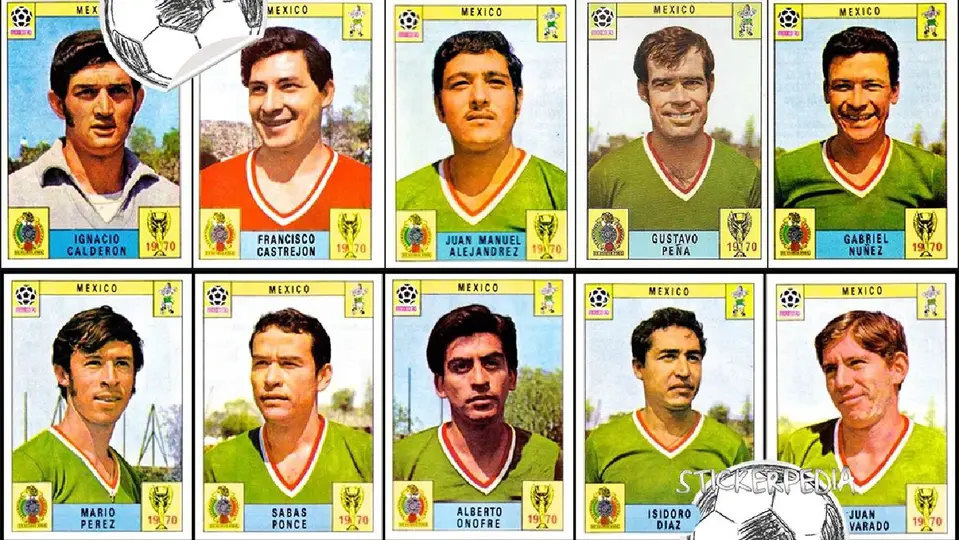México en 1970 | @Stickerpedia1