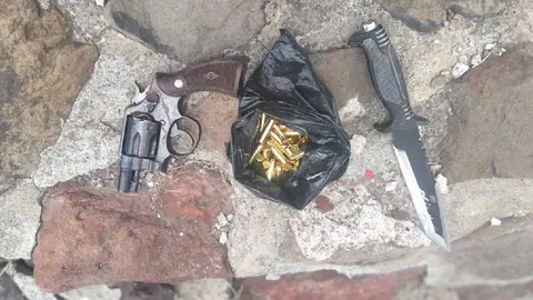 Imágenes difundidas en redes muestran al supuesto responsable momentos antes de la balacera en la zona arqueológica./ X: @Gposiadeoficial
