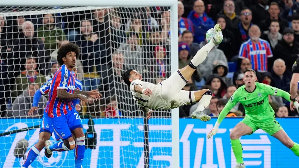 Partido de West Ham contra Crystal Palace en la Premier League | AP