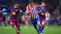 Julián Álvarez en el partido de Champions League de Atlético de Madrid contra Barcelona | AP