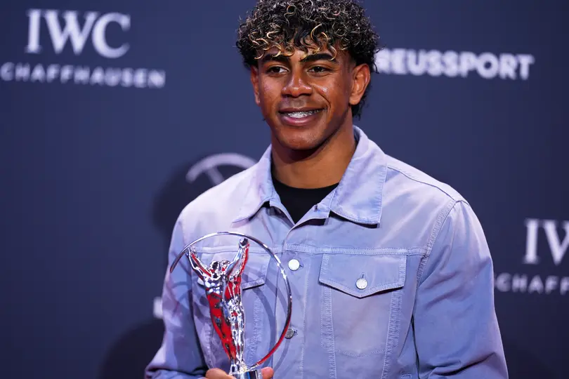 Lamine Yamal ganó el premio al deportista joven del año en los premios Laureus | AP