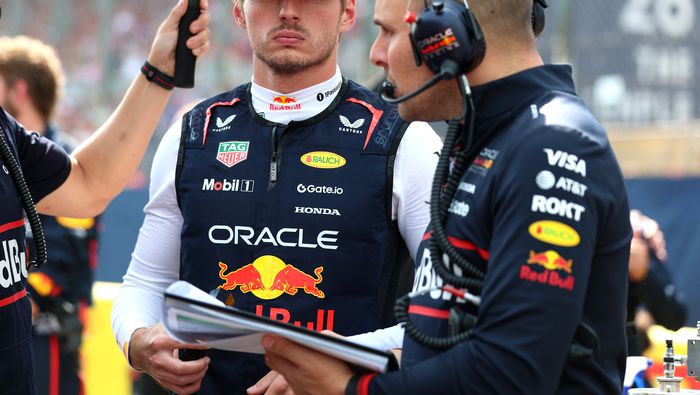 Max Verstappen y Gianpiero Lambiasse en el Gran Premio de Italia 2025 | RED BULL