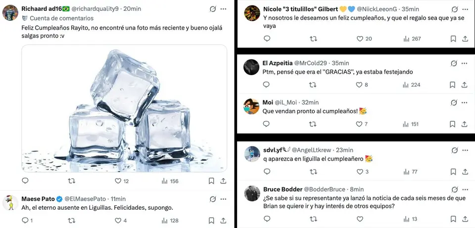 Así fueron algunos de los comentarios que recibió la publicación de América | CAPTURA DE PANTALLA