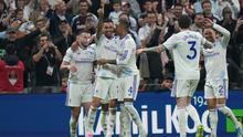 Jugadores de Aston Villa en celebración en la Final de Europa League contra Friburgo | AP