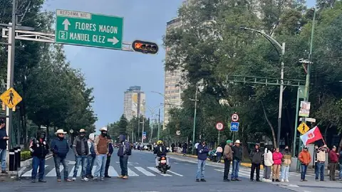 Mega Marcha hoy 20 de mayo en CDMX: cierran Reforma a transportistas y campesinos