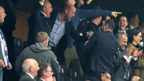 ¡Realeza en Estambul! Príncipe William presente en la victoria del Aston Villa en la final de la Europa League