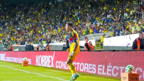 Brian Rodríguez en celebración con América en el Clausura 2026 de la Liga MX | IMAGO 7