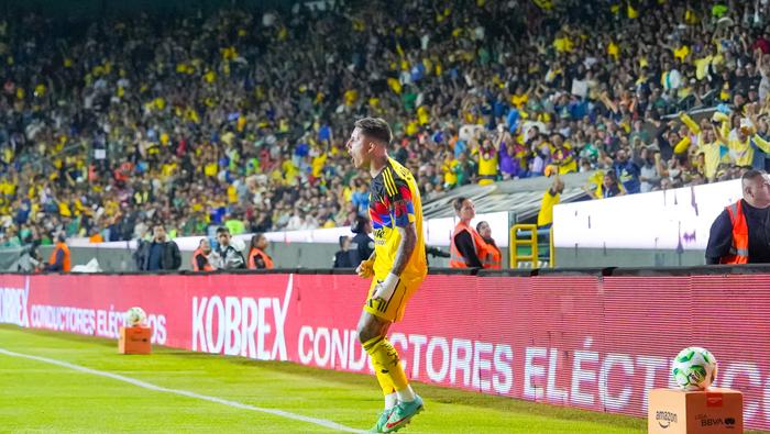 Brian Rodríguez en celebración con América en el Clausura 2026 de la Liga MX | IMAGO 7