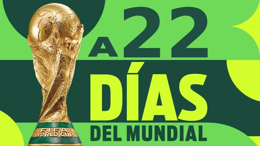 A 22 días del Mundial 2026