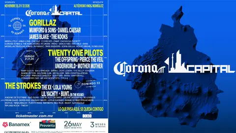 La preventa comenzará el próximo 26 de mayo a las 14:00 horas / FB: @CoronaCapital