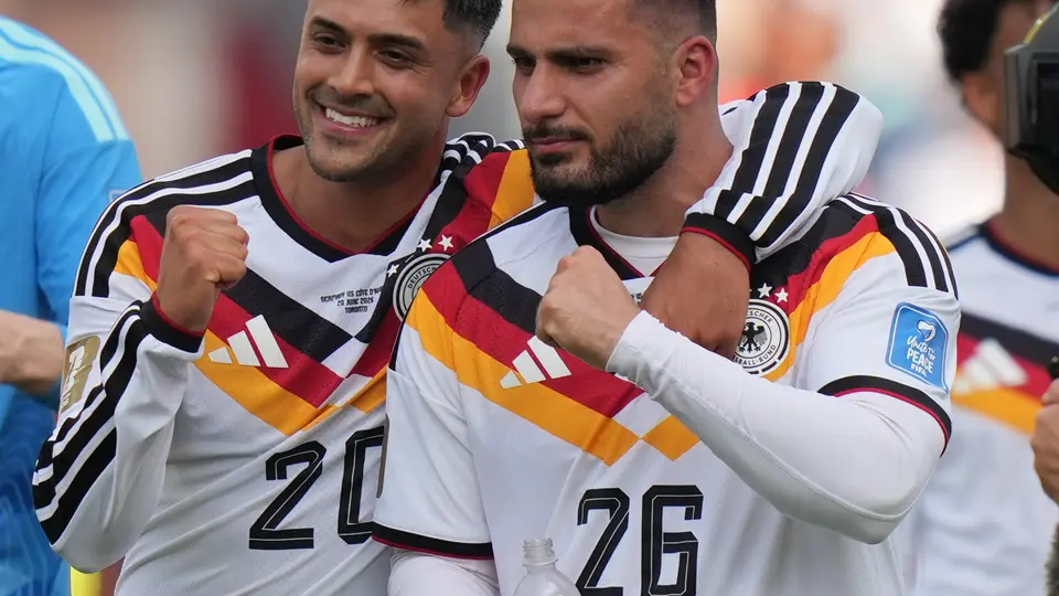 Nadiem Amiri y Deniz Undav, jugadores de Alemania | AP