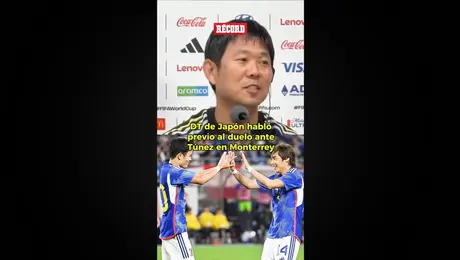DT de Japón habló previo al duelo ante Túnez en Monterrey