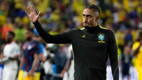 Raphinha, jugador de Brasil | AP
