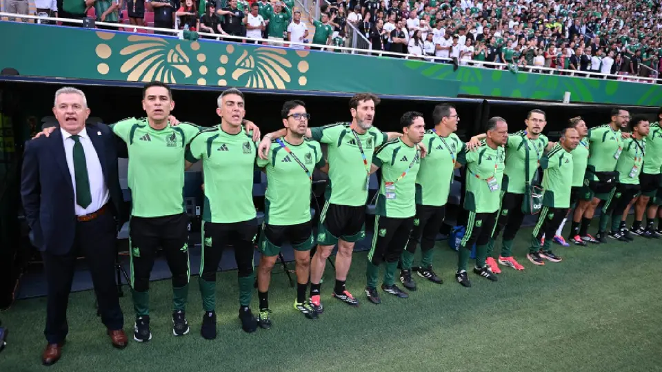 Selección Mexicana en himno nacional l IMAGO7