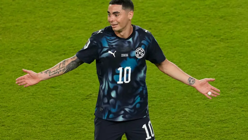 Miguel Almirón, jugador de Paraguay | AP